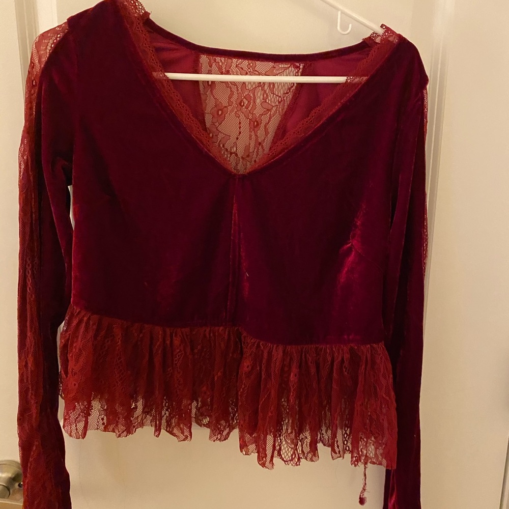 Velvet blouse